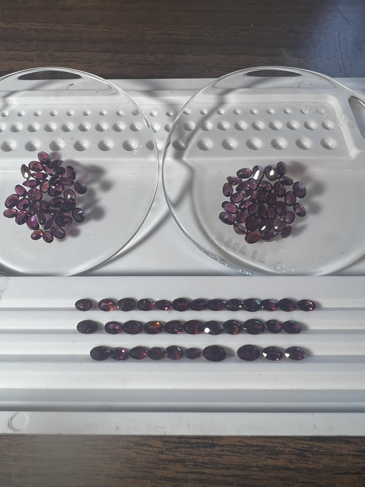 Idaho Rhodolite Garnet Oval Shaped Volume Discounts January Birthstone 10ctsEach
