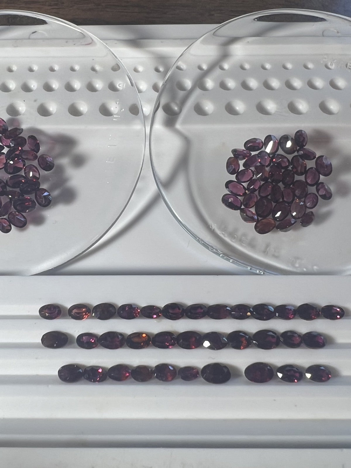 Idaho Rhodolite Garnet Oval Shaped Volume Discounts January Birthstone 10ctsEach