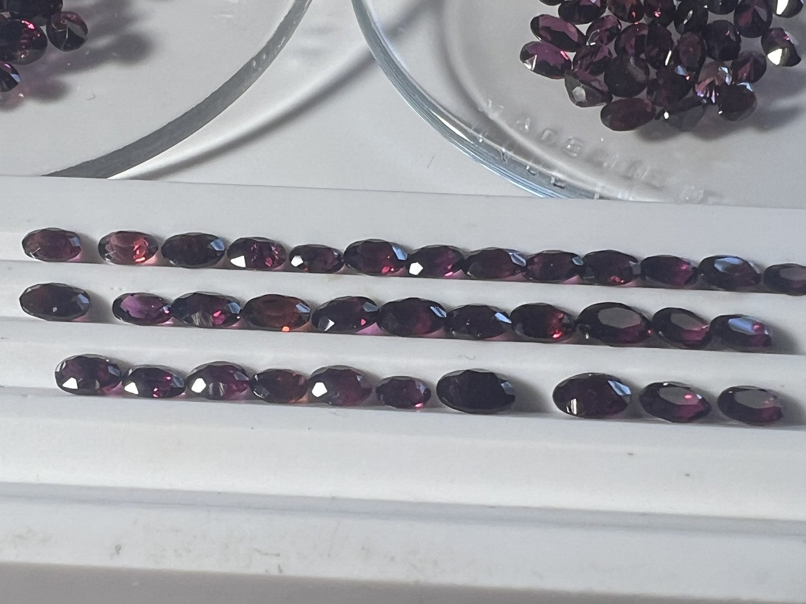Idaho Rhodolite Garnet Oval Shaped Volume Discounts January Birthstone 10ctsEach