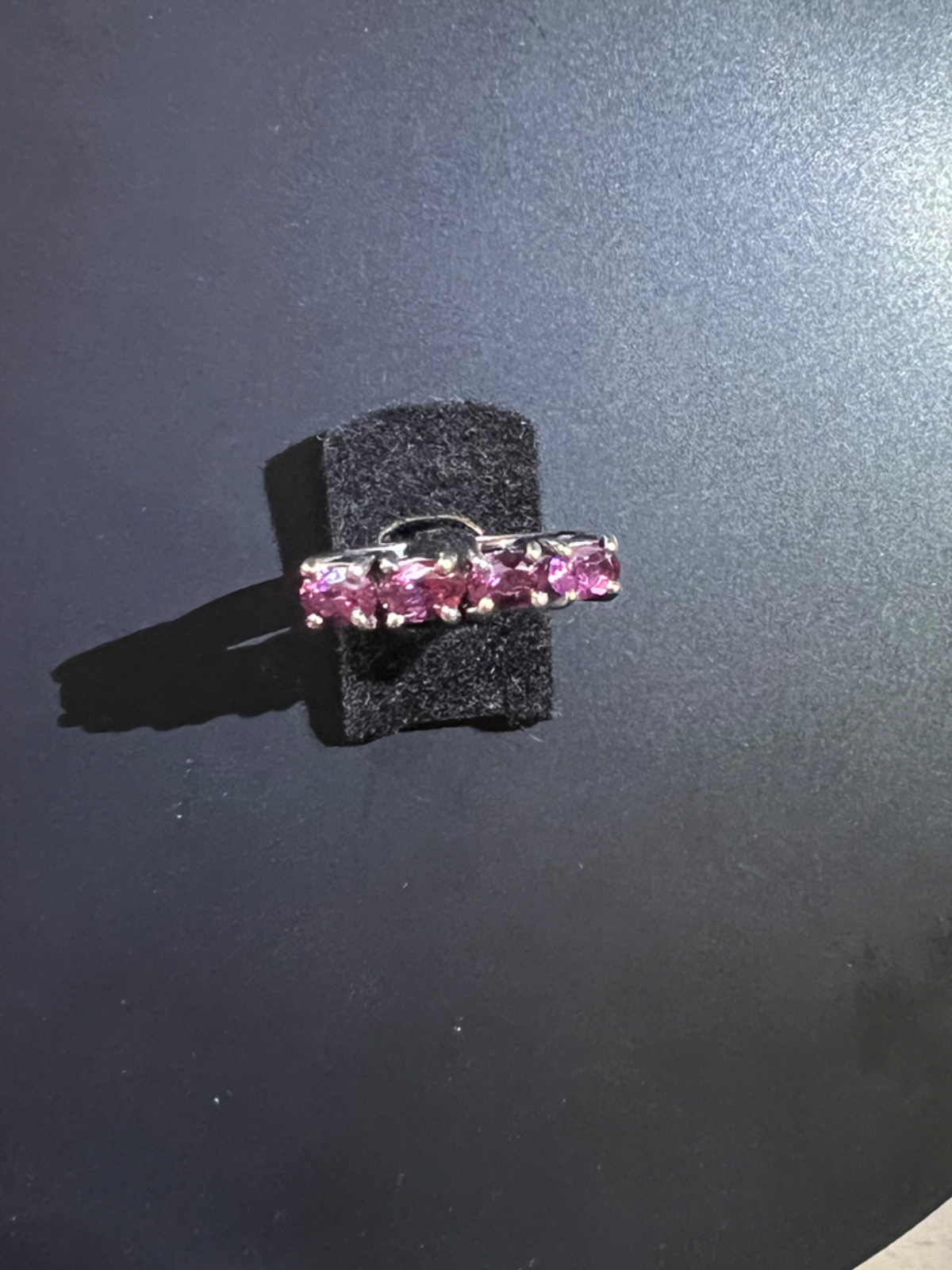 100% Made In America Idaho Rhodolite Garnet Ring Size 5 Nevada Sterling Silver