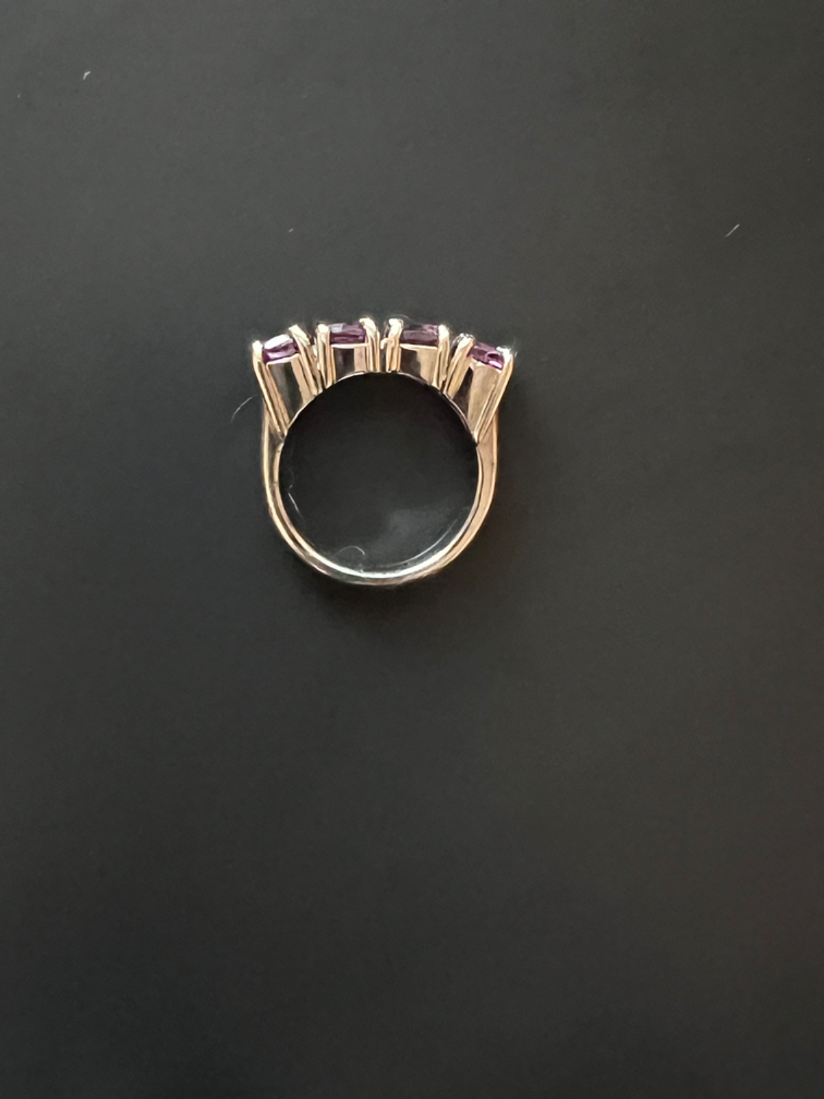 100% Made In America Idaho Rhodolite Garnet Ring Size 5 Nevada Sterling Silver