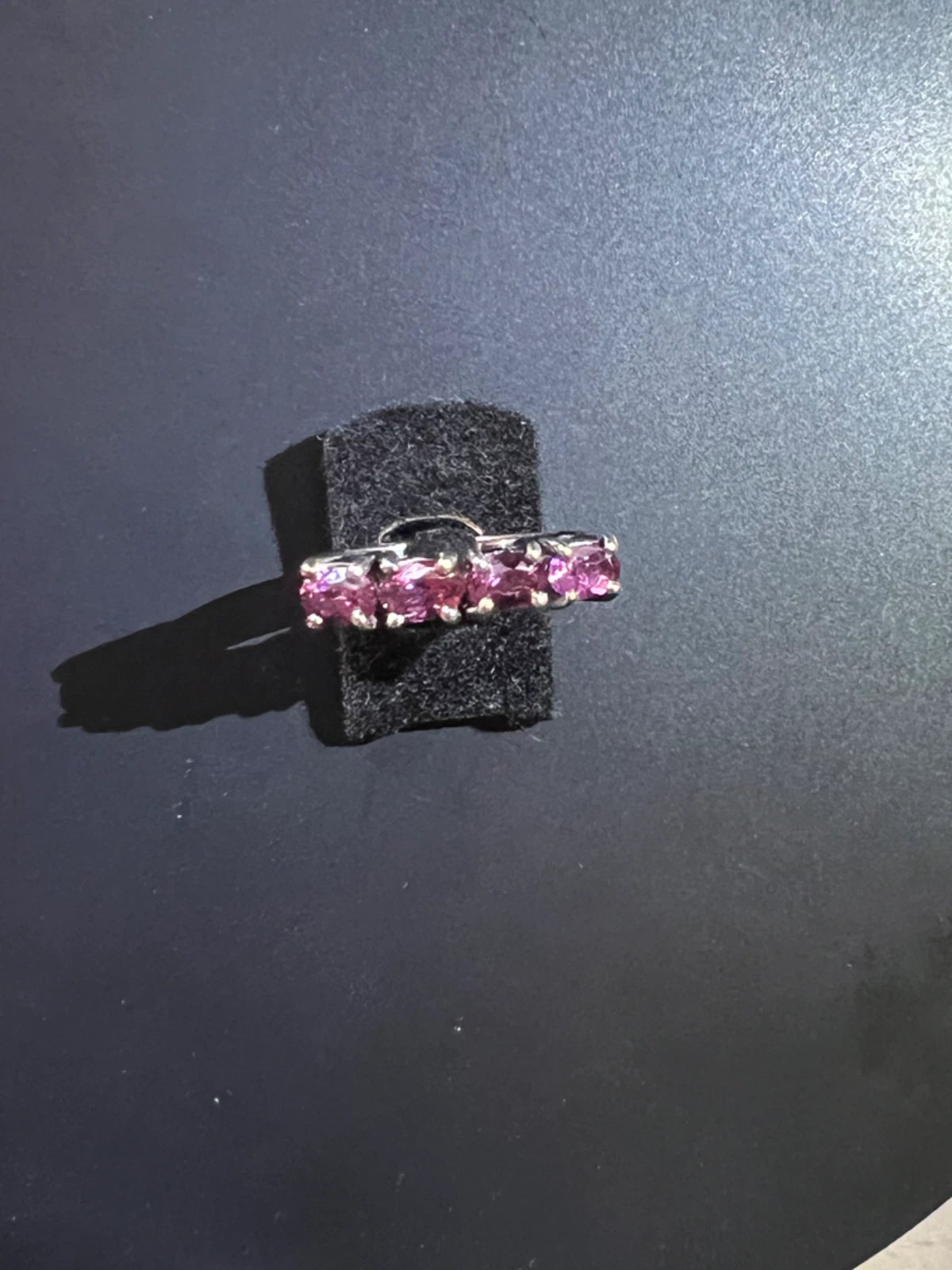 100% Made In America Idaho Rhodolite Garnet Ring Size 5 Nevada Sterling Silver