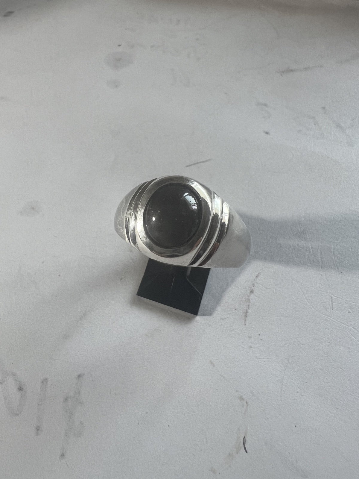 Star Garnet From Idaho Size 13 Nevada Sterling Silver 100% Made In America