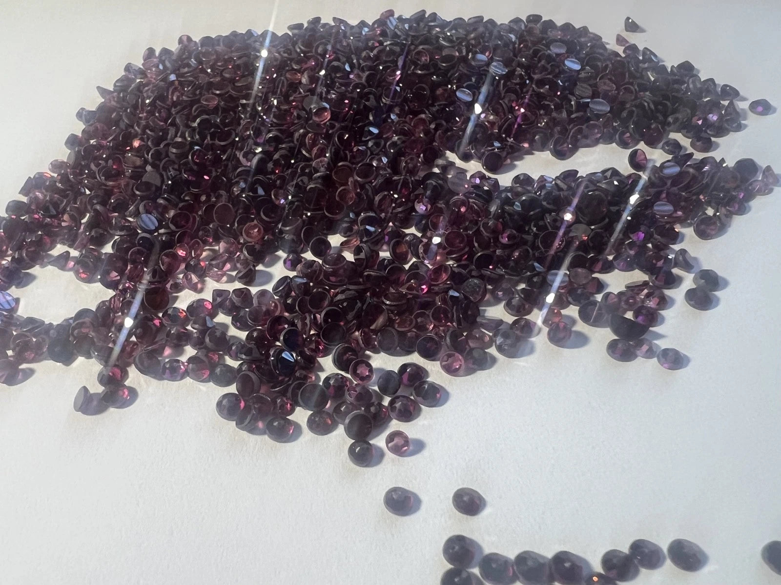 Old Fashioned Cut Garnets Round Utopia Art Deco Bohemian Replacement Discounts