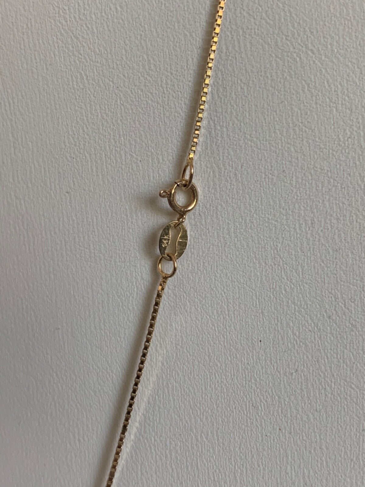 Amethyst Solitaire Pendant w/26” Gold Chain February Birthstone Estate Sale