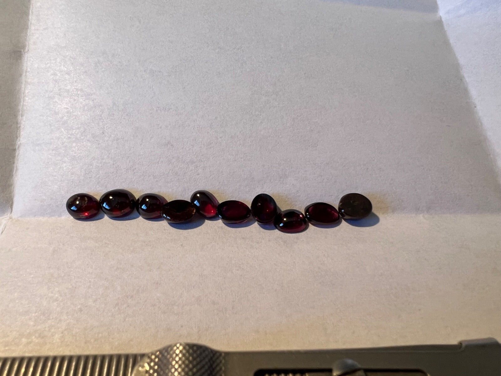 Idaho Rhodolite Garnet Cabochons End Of Parcel Liquidation January Birthstones