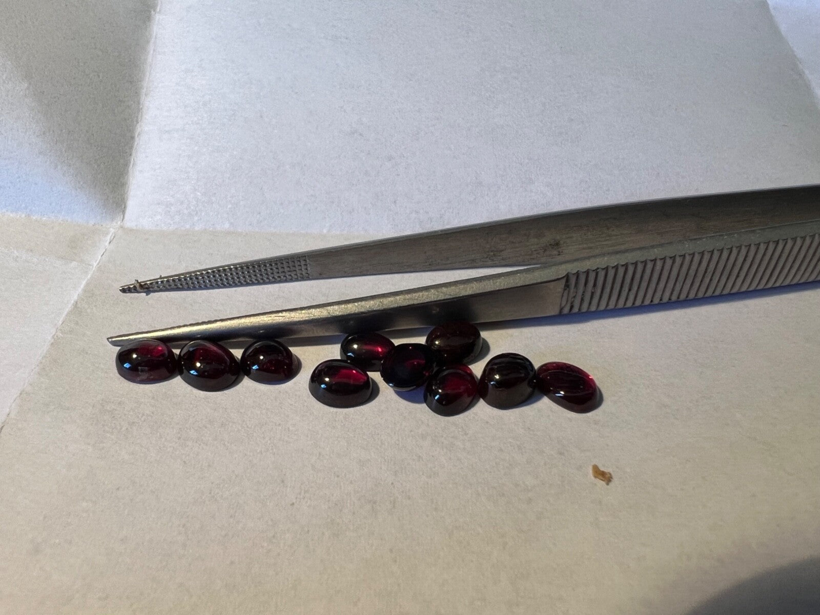 Idaho Rhodolite Garnet Cabochons End Of Parcel Liquidation January Birthstones