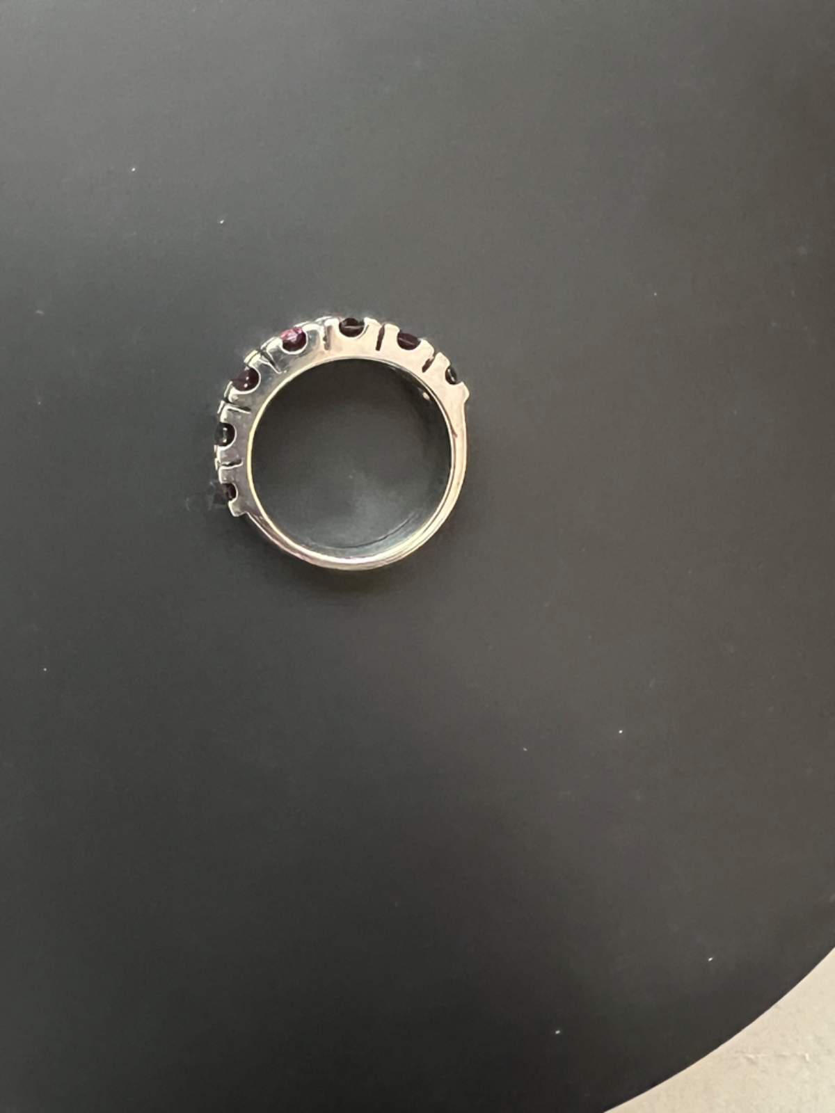 Idaho Rhodolite Garnet Ring Size 7 Nevada Sterling Silver 100% Made In America
