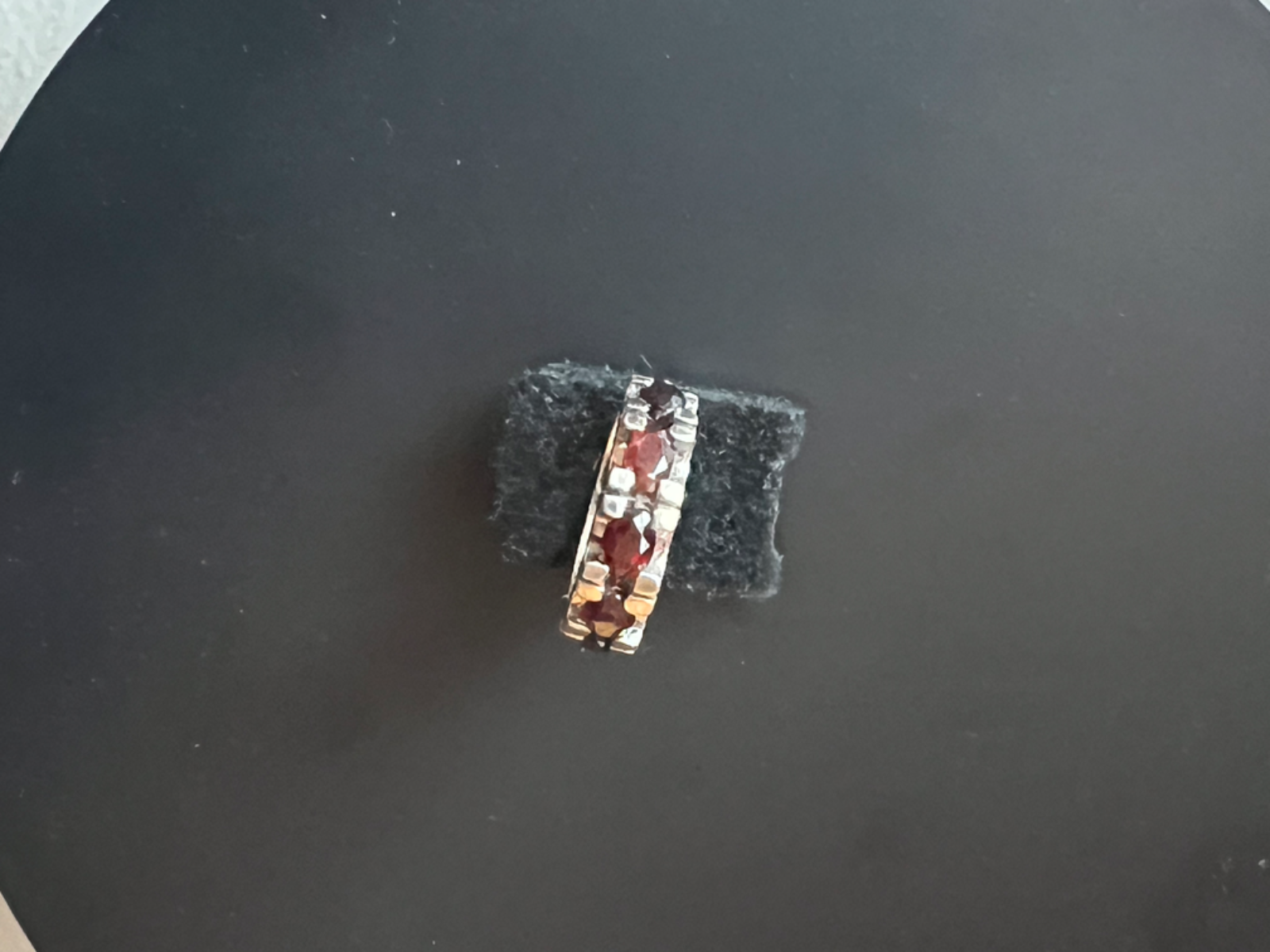 Idaho Rhodolite Garnet Ring Size 4 Nevada Sterling Silver 100% Made In America