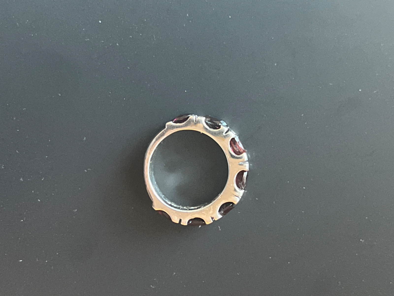Idaho Rhodolite Garnet Ring Size 4 Nevada Sterling Silver 100% Made In America