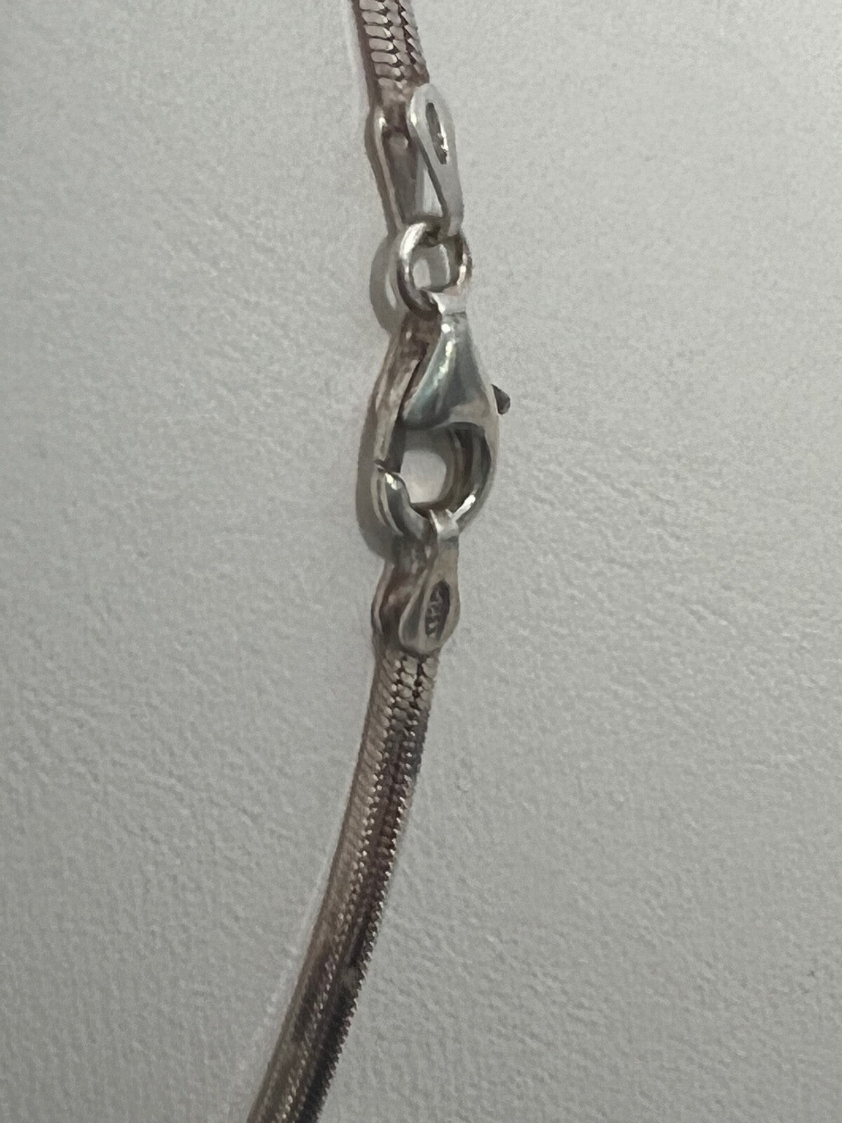 Sterling Silver Box Chain 16” Love Knot Perfect 4 Valentines Mothers Anniversary